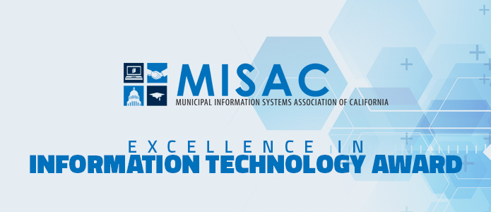 MISAC excellence in information technology award Banner
